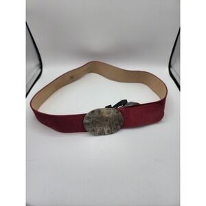 Vintage JW Pink Suede Blet Size L/XL